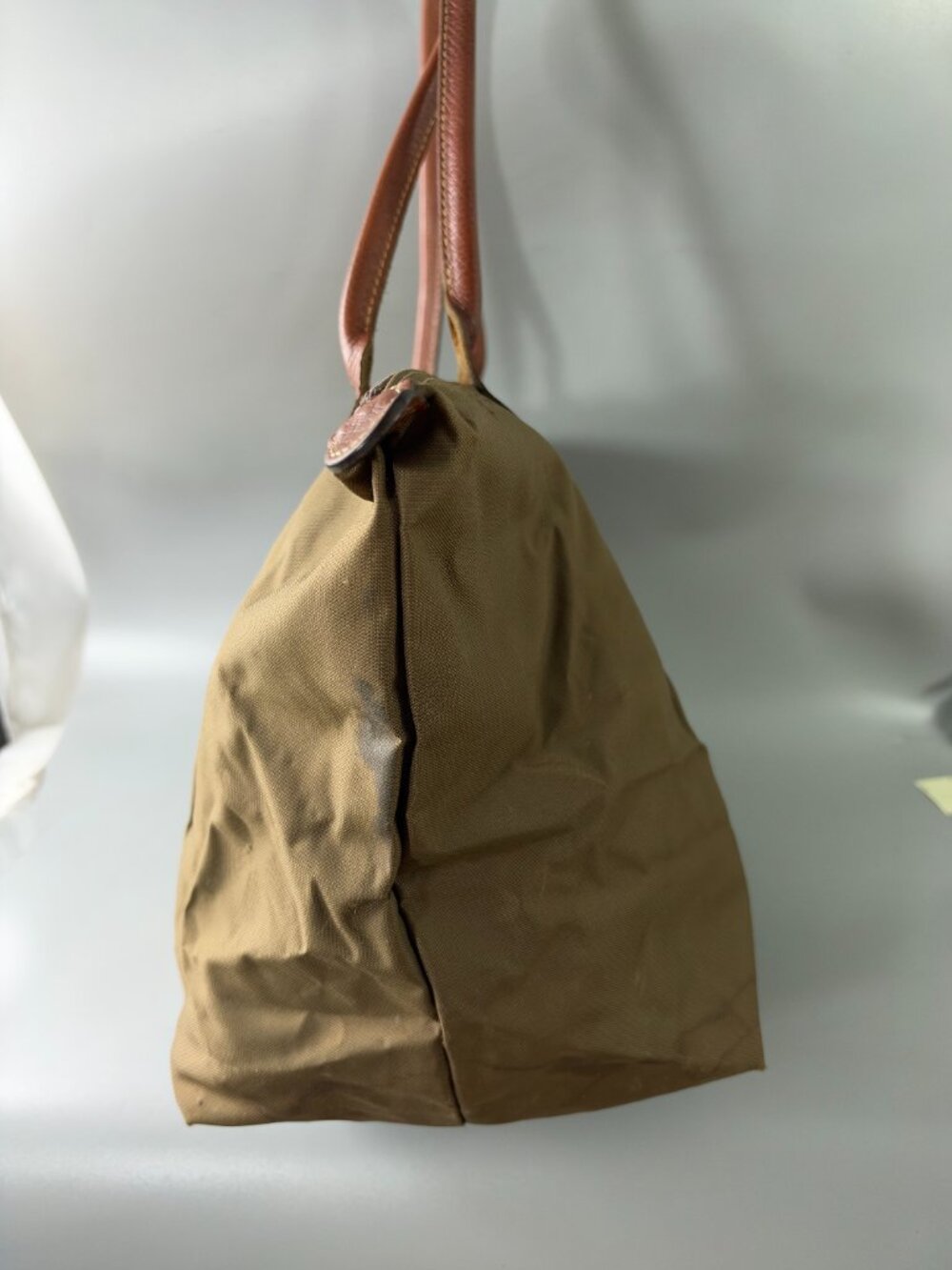 Authentic Longchamp Le Pliage Large Brown Nylon Tote Bag - Picture 4 of 15